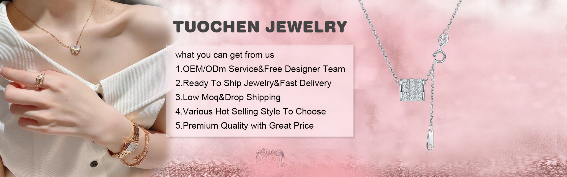Guangzhou tuochen jewelry co.,ltd
