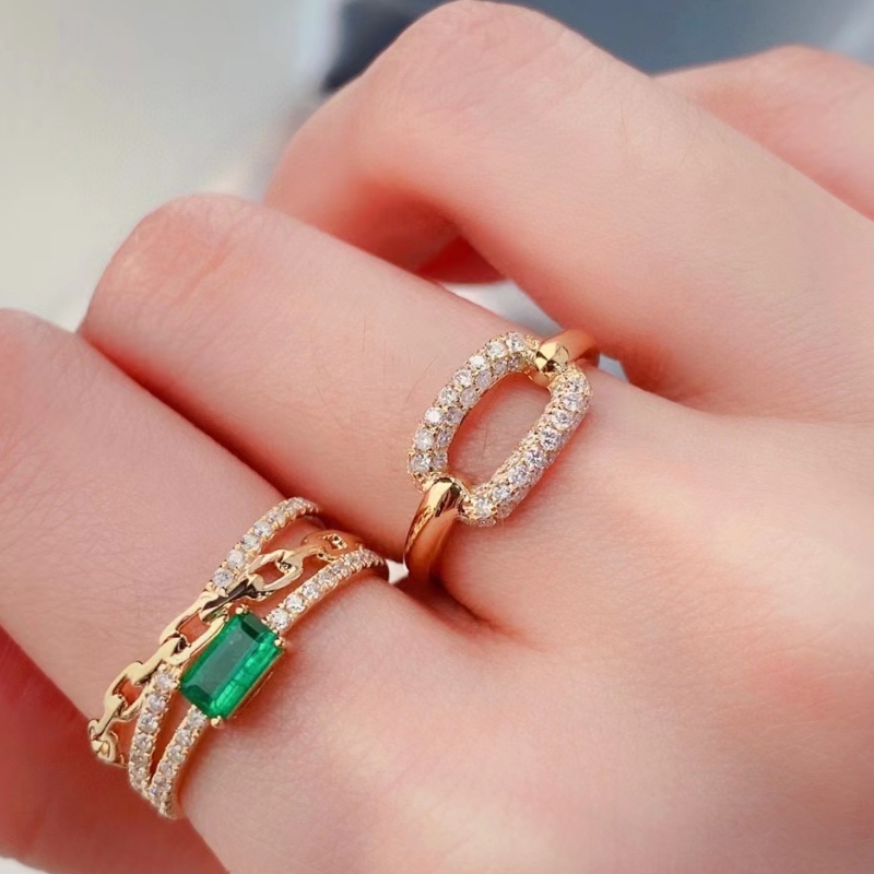 10k 14k 18k anillo de oro sólido joyería diaria instinto de boda anillo para mujeres