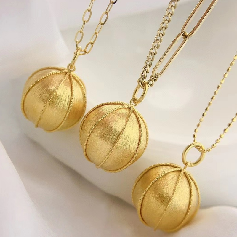 Joyas de Tuochen Venta al por mayor Nueva Joyería de diseño 10K/14K/18K Collar de cadena de collar de oro macizo